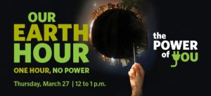 Earth Hour challenge: one hour, no power