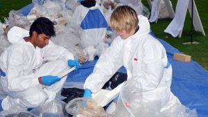 UBC’s Okanagan campus talks trash — and sorts through it too